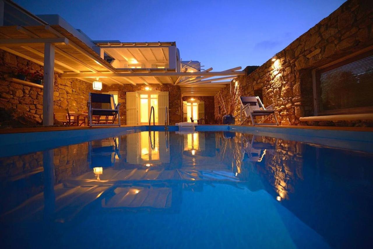Allaya,Panormos Villa Private Pool Екстер'єр фото