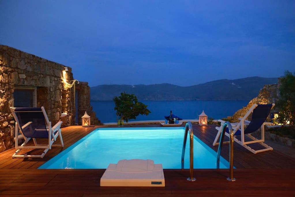 Allaya,Panormos Villa Private Pool Екстер'єр фото