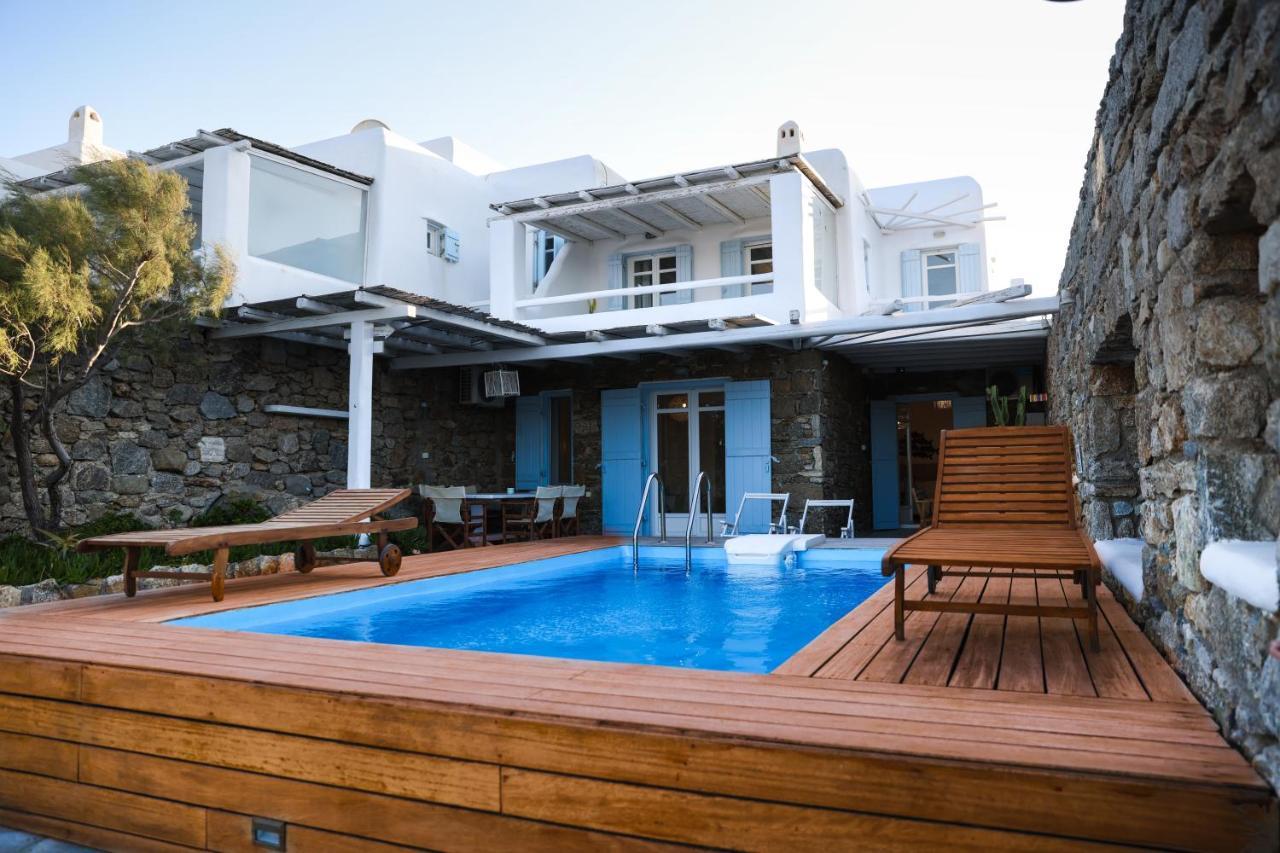 Allaya,Panormos Villa Private Pool Екстер'єр фото